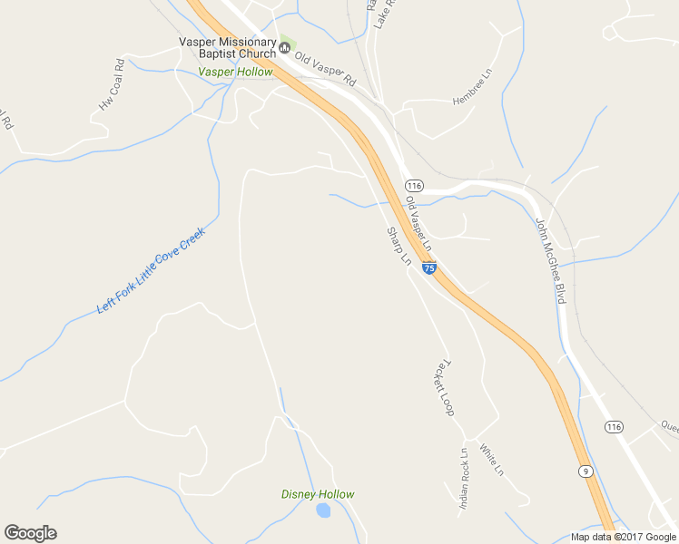 map of restaurants, bars, coffee shops, grocery stores, and more near 762 Sharp Lane in Caryville