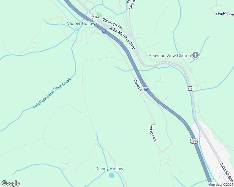 map of restaurants, bars, coffee shops, grocery stores, and more near 762 Sharp Lane in Caryville
