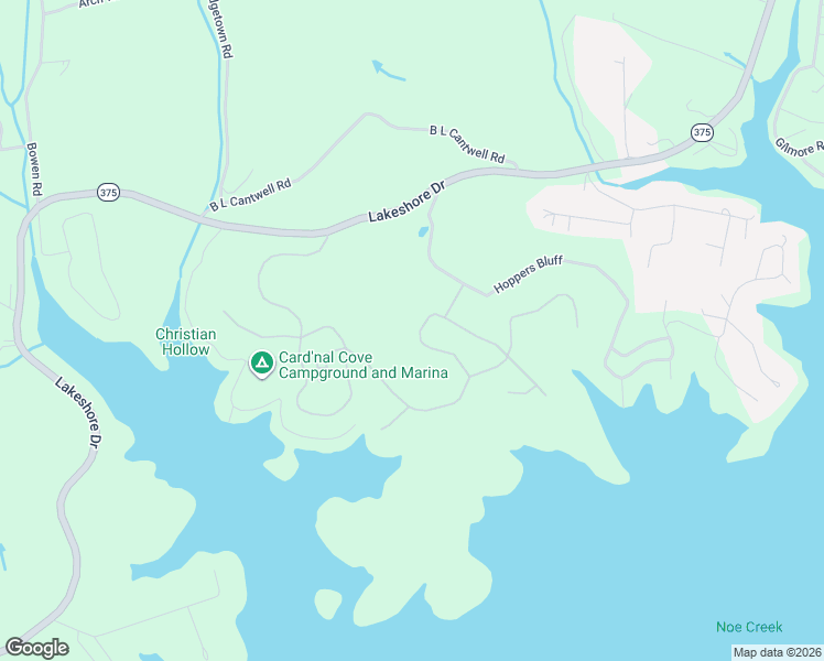 map of restaurants, bars, coffee shops, grocery stores, and more near 271 Tumbleweed Trail in Rutledge