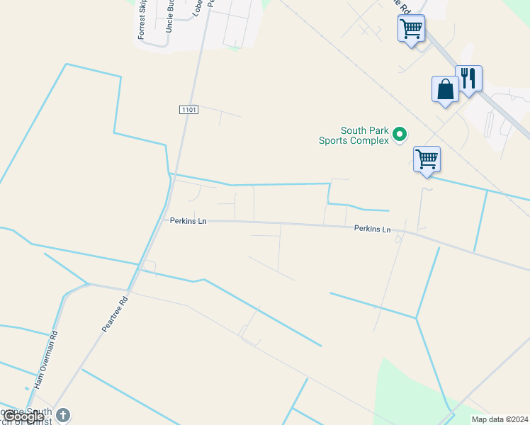 map of restaurants, bars, coffee shops, grocery stores, and more near 1004 Perkins Lane in Elizabeth City