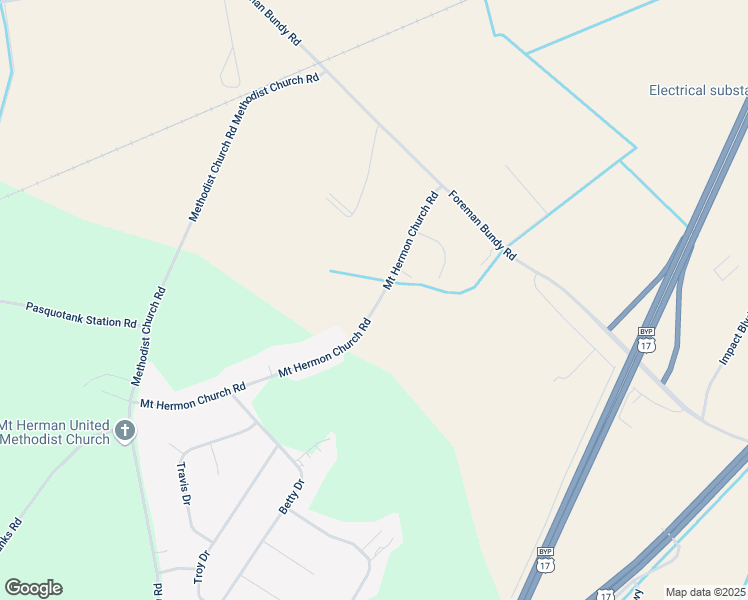 map of restaurants, bars, coffee shops, grocery stores, and more near 744 Mount Hermon Church Road in Elizabeth City
