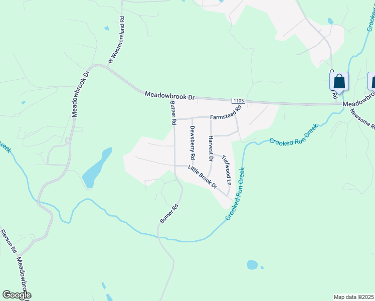 map of restaurants, bars, coffee shops, grocery stores, and more near 126 Dewsberry Road in King