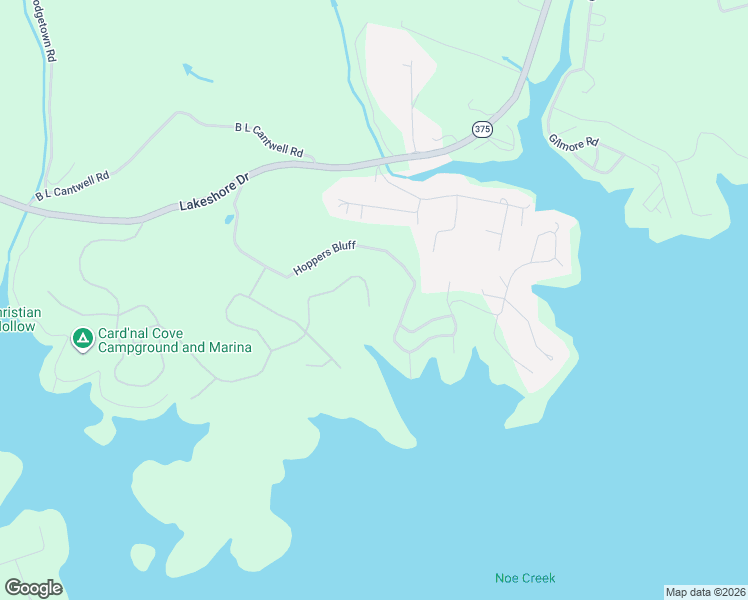 map of restaurants, bars, coffee shops, grocery stores, and more near 836 Cow Poke Lane in Rutledge