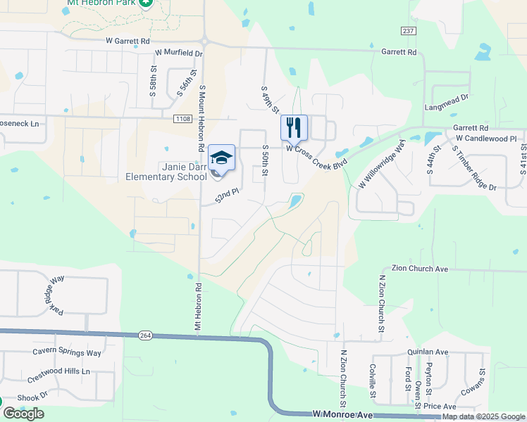 map of restaurants, bars, coffee shops, grocery stores, and more near 415 Driftwood Street in Lowell