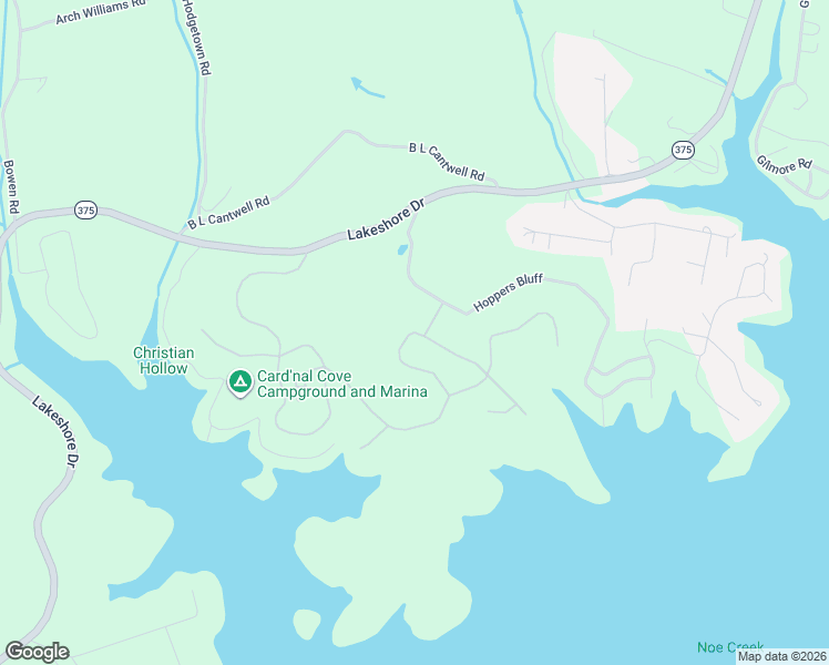 map of restaurants, bars, coffee shops, grocery stores, and more near 311 Tumbleweed Trail in Rutledge