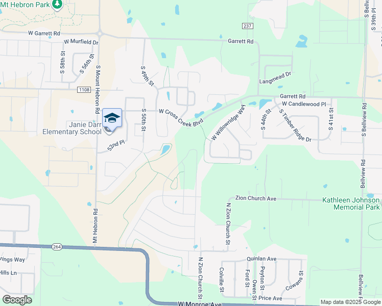 map of restaurants, bars, coffee shops, grocery stores, and more near 4609 Willowridge Way in Rogers