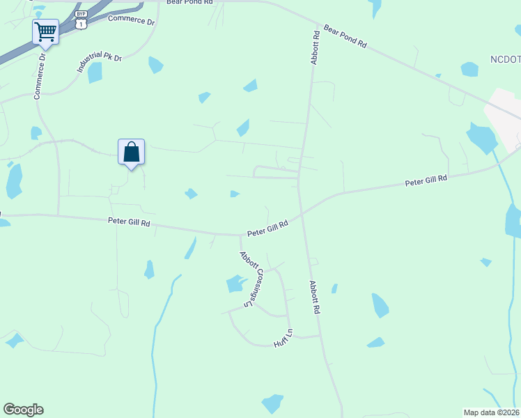 map of restaurants, bars, coffee shops, grocery stores, and more near 1109 Peter Gill Road in Henderson