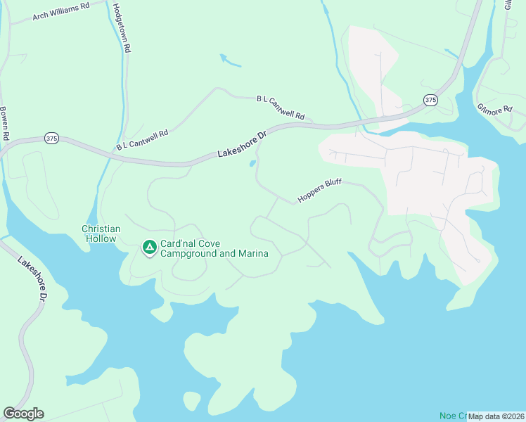 map of restaurants, bars, coffee shops, grocery stores, and more near 311 Tumbleweed Trail in Rutledge