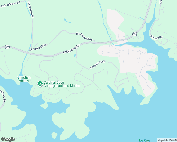 map of restaurants, bars, coffee shops, grocery stores, and more near 770 Hoppers Bluff Road in Rutledge