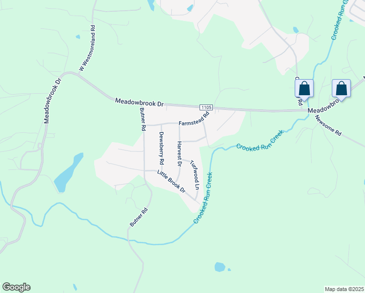 map of restaurants, bars, coffee shops, grocery stores, and more near 225 Stonehedge Drive in King