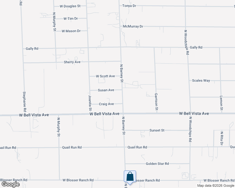 map of restaurants, bars, coffee shops, grocery stores, and more near 3031 Susan Avenue in Pahrump