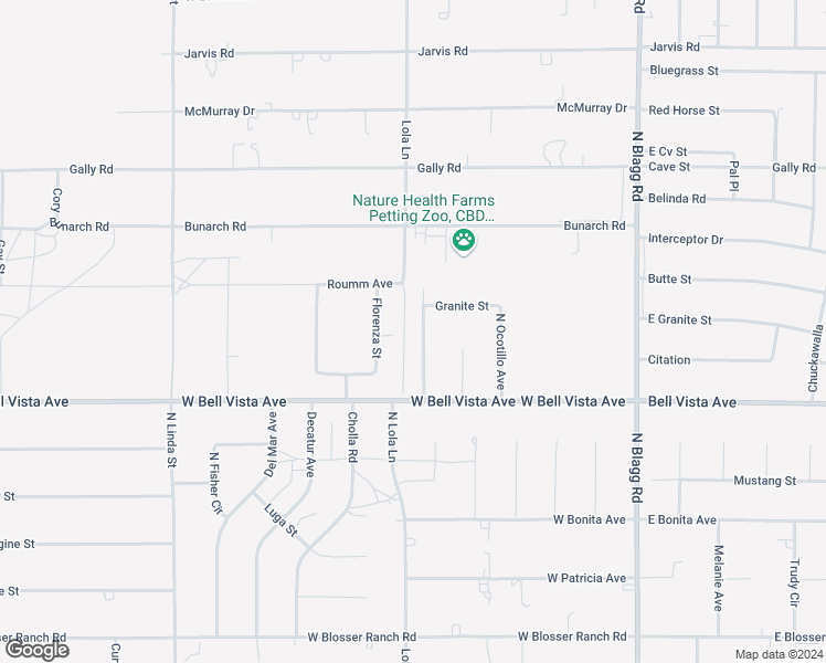 map of restaurants, bars, coffee shops, grocery stores, and more near 3140 Broken Bow Avenue in Pahrump