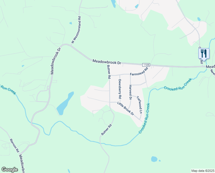 map of restaurants, bars, coffee shops, grocery stores, and more near 200 Butner Road in Tobaccoville