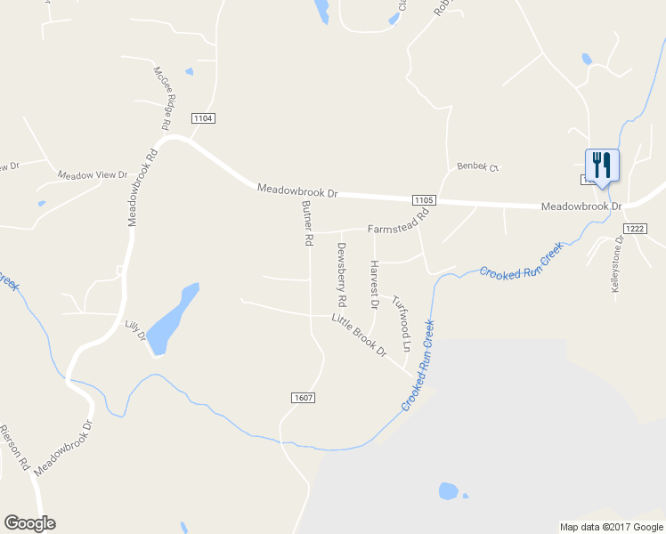 map of restaurants, bars, coffee shops, grocery stores, and more near 118 Dewsberry Road in King