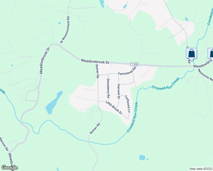 map of restaurants, bars, coffee shops, grocery stores, and more near 118 Dewsberry Road in King