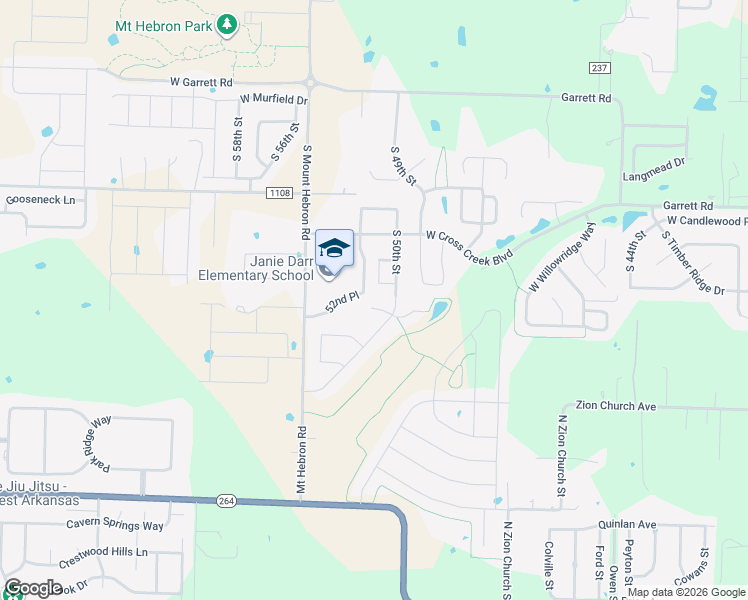 map of restaurants, bars, coffee shops, grocery stores, and more near 2507 West Lakewood Drive in Lowell