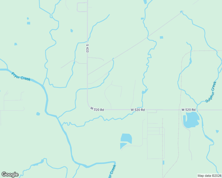 map of restaurants, bars, coffee shops, grocery stores, and more near 11 Ranch Acres Road in Pryor