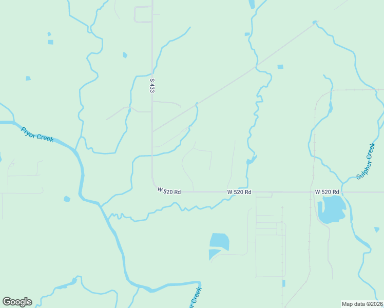 map of restaurants, bars, coffee shops, grocery stores, and more near 11 Ranch Acres Road in Pryor