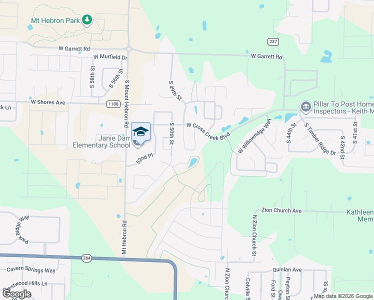 map of restaurants, bars, coffee shops, grocery stores, and more near 5503 West Lakewood Drive in Rogers