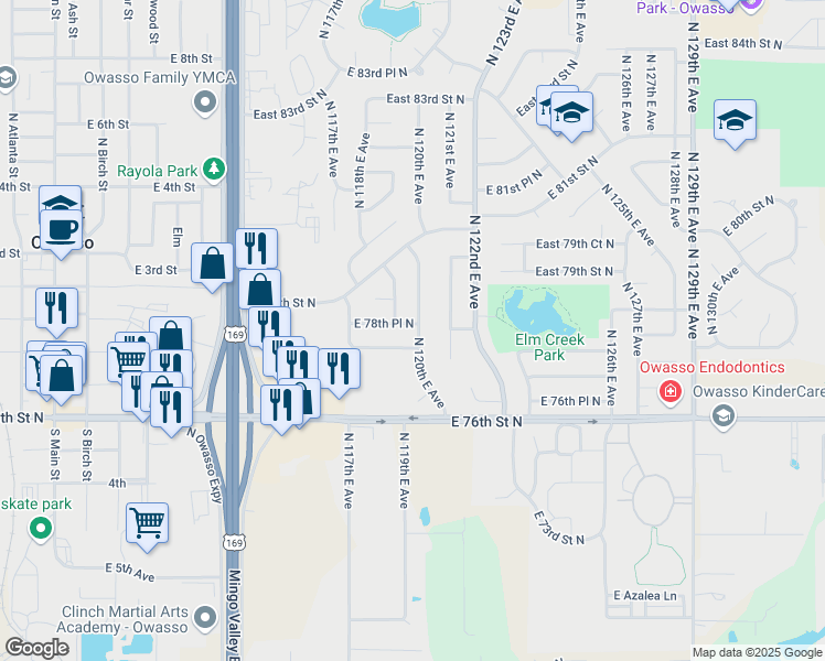 11916 East 78th Place North, Owasso OK Walk Score
