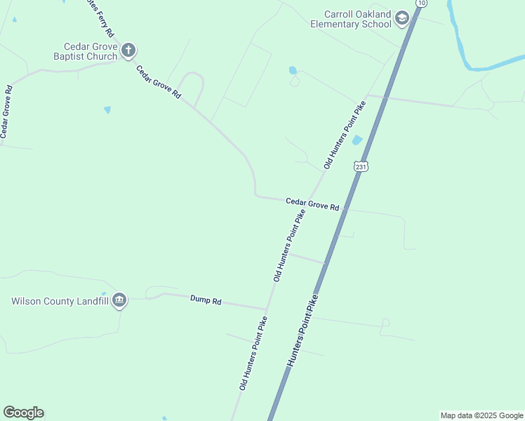 map of restaurants, bars, coffee shops, grocery stores, and more near 3019-3175 Cedar Grove Road in Lebanon