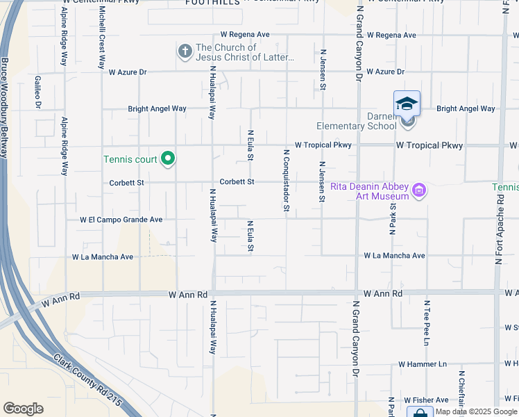 map of restaurants, bars, coffee shops, grocery stores, and more near 9870 West El Campo Grande Avenue in Las Vegas