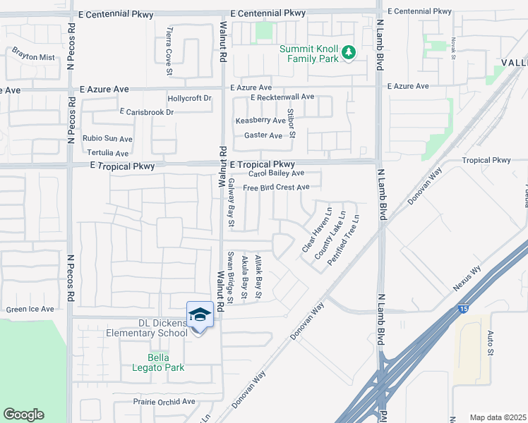 map of restaurants, bars, coffee shops, grocery stores, and more near 5844 Beluga Bay Street in North Las Vegas