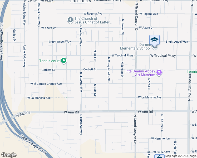map of restaurants, bars, coffee shops, grocery stores, and more near 9870 West El Campo Grande Avenue in Las Vegas