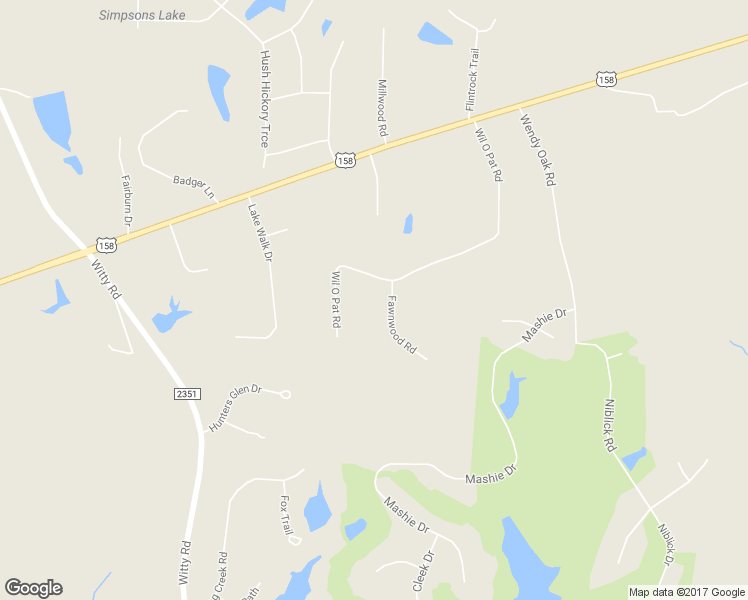map of restaurants, bars, coffee shops, grocery stores, and more near 126 Fawnwood Road in Reidsville
