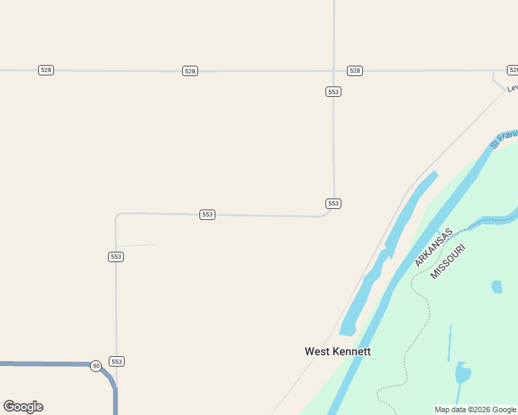 map of restaurants, bars, coffee shops, grocery stores, and more near 435 County Road 553 in Rector