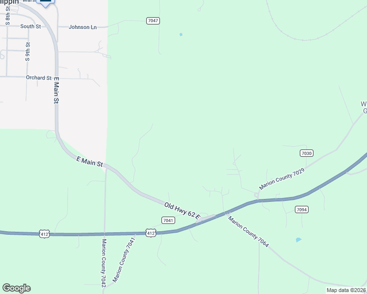 map of restaurants, bars, coffee shops, grocery stores, and more near 8665 Old Highway 62 East in Flippin