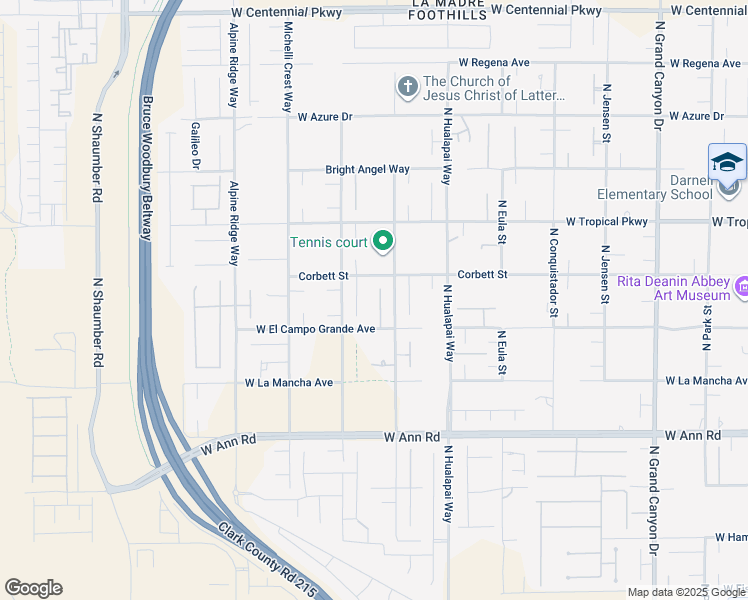 map of restaurants, bars, coffee shops, grocery stores, and more near 5855 Boulder Brook Court in Las Vegas