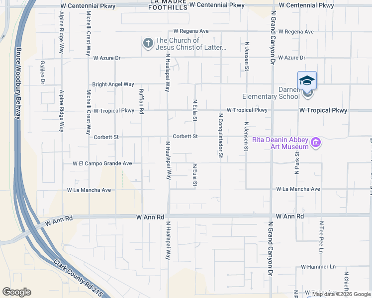 map of restaurants, bars, coffee shops, grocery stores, and more near 9965 West El Campo Grande Avenue in Las Vegas