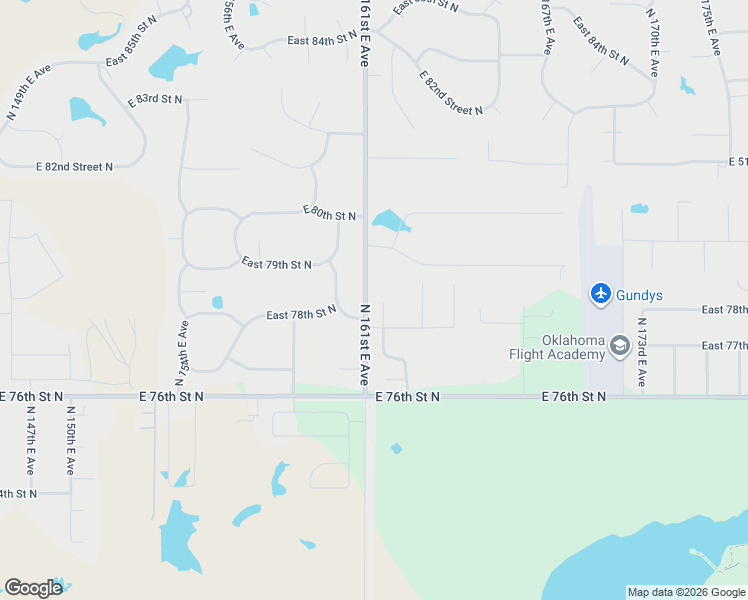 map of restaurants, bars, coffee shops, grocery stores, and more near 16011 East 78th Street North in Owasso