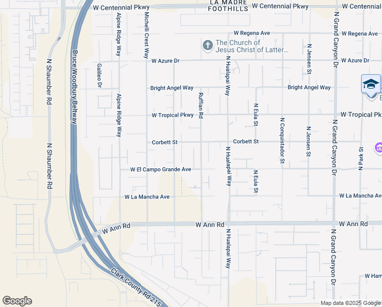 map of restaurants, bars, coffee shops, grocery stores, and more near 5855 Boulder Brook Court in Las Vegas