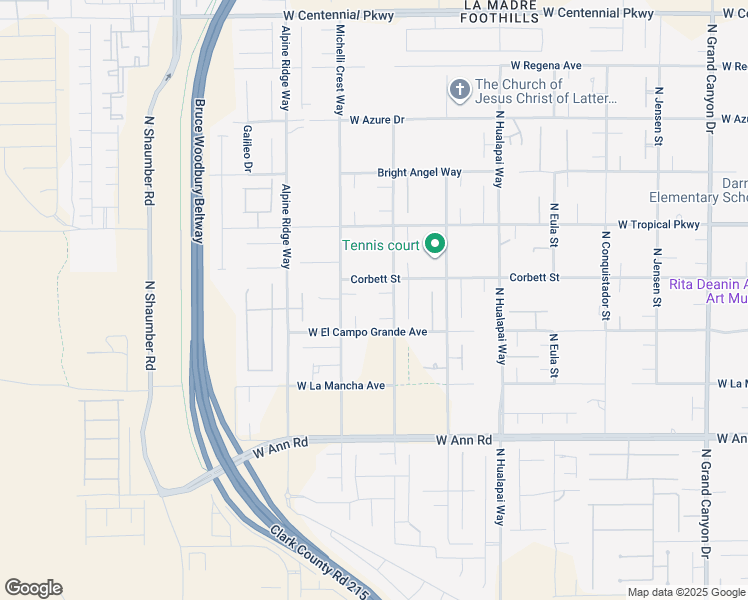 map of restaurants, bars, coffee shops, grocery stores, and more near 5865 Egan Crest Drive in Las Vegas