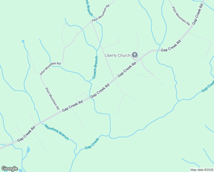 map of restaurants, bars, coffee shops, grocery stores, and more near 3950 Gap Creek Road in Bulls Gap