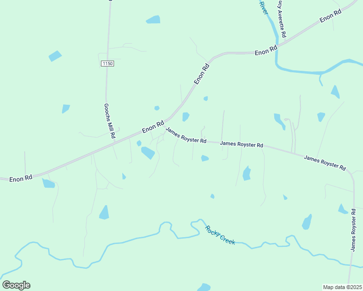 map of restaurants, bars, coffee shops, grocery stores, and more near 4703 James Royster Road in Oxford