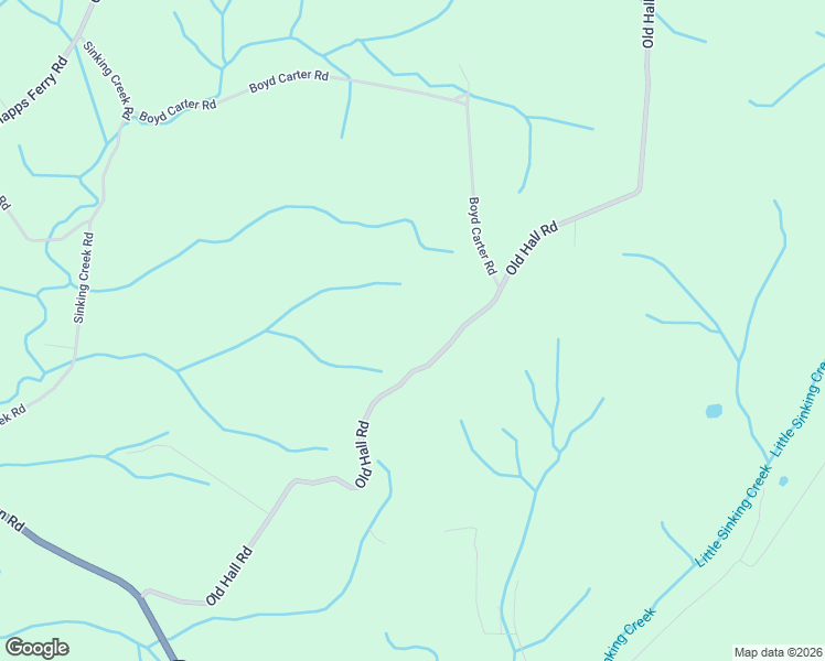 map of restaurants, bars, coffee shops, grocery stores, and more near 975 Old Hall Road in Chuckey
