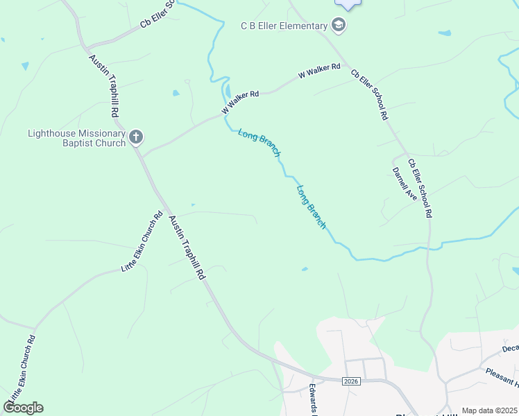 map of restaurants, bars, coffee shops, grocery stores, and more near 1802 Austin Traphill Road in Elkin