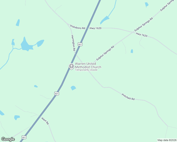 map of restaurants, bars, coffee shops, grocery stores, and more near Sulphur Springs Road in Warrenton