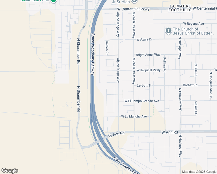 map of restaurants, bars, coffee shops, grocery stores, and more near 5888 Temple Ridge Court in Las Vegas