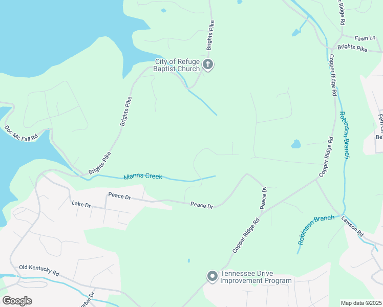 map of restaurants, bars, coffee shops, grocery stores, and more near 2953 Park View Drive in Morristown