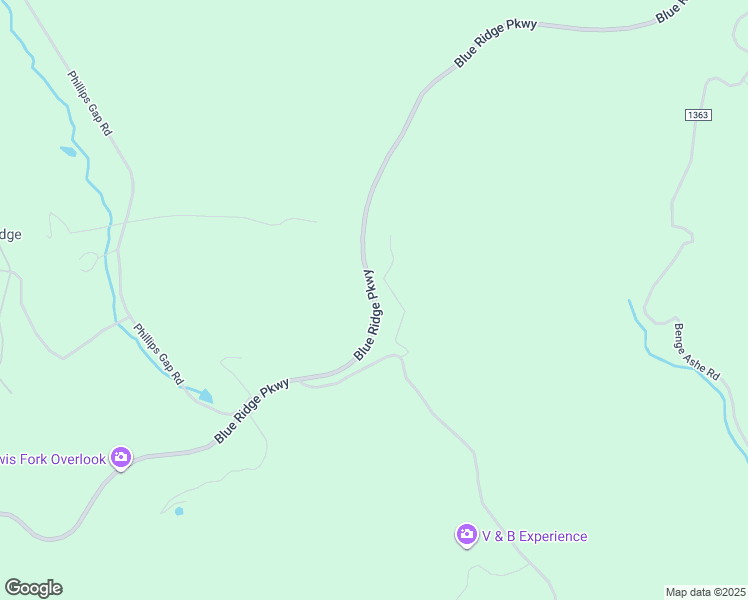 map of restaurants, bars, coffee shops, grocery stores, and more near Blue Ridge Parkway in Purlear