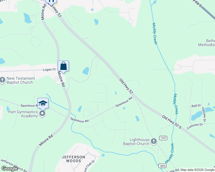 map of restaurants, bars, coffee shops, grocery stores, and more near 105 Vine Maple Court in King