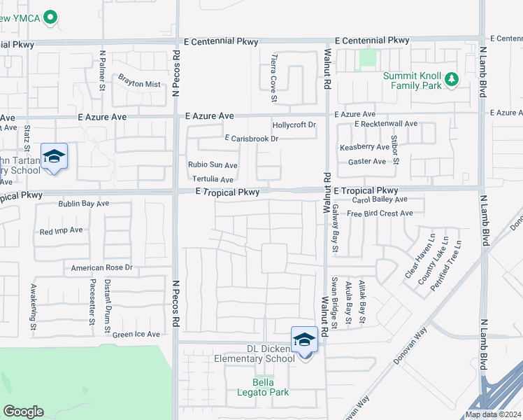 map of restaurants, bars, coffee shops, grocery stores, and more near 3724 Rocklin Peak Avenue in North Las Vegas