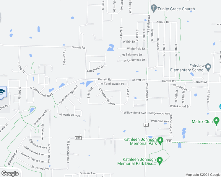 map of restaurants, bars, coffee shops, grocery stores, and more near 4213 Willowbend Drive in Rogers