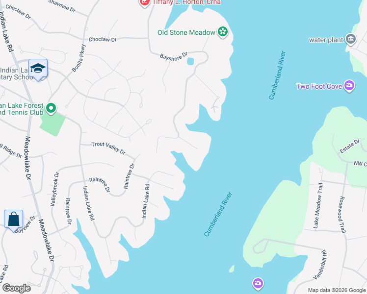 map of restaurants, bars, coffee shops, grocery stores, and more near 401 Bayshore Drive in Hendersonville