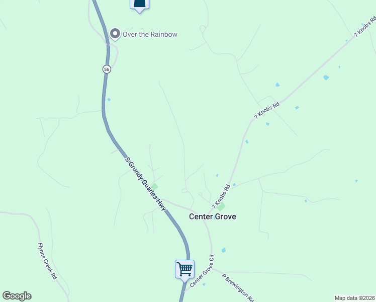 map of restaurants, bars, coffee shops, grocery stores, and more near 280 Hailey Ridge Lane in Gainesboro