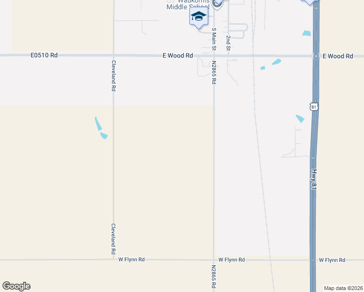 map of restaurants, bars, coffee shops, grocery stores, and more near in Waukomis